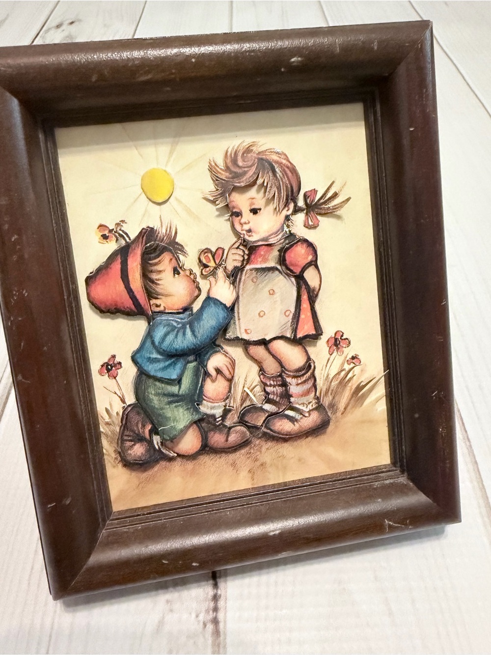 Vintage framed artwork